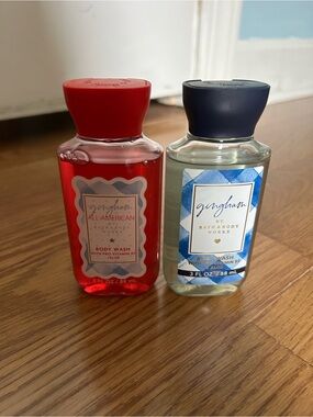 Bath & Body Works Gingham and All-American Wash Shower Gel Travel Size
